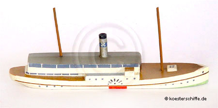Köster-Modell Flußraddampfer
