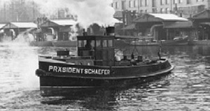 Zollboot Präsident Schaefer
