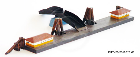 Köster-Modell Blankeneser Landungsbrücke - Gesamtanlage