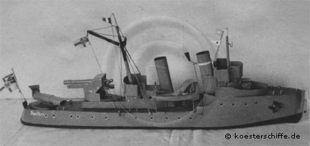 Köster-Modelle H.H.B.K. Torpedobootzerstörer