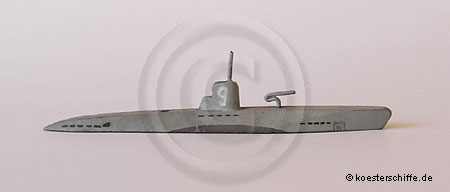 Köster-Modell Plattenmodell Unterseeboot