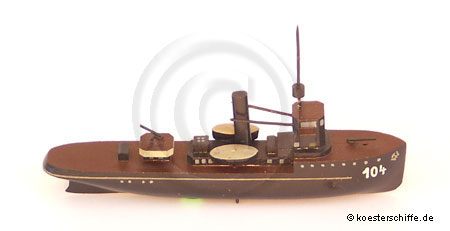 Köster-Modell Vollrumpfmodell Minensuchboot
