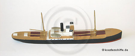 Köster-Modell Plattenmodell Frachtjalk