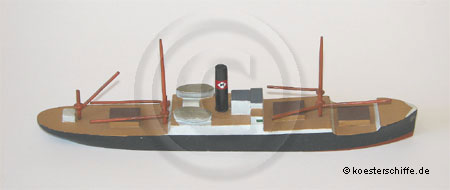 Köster-Modell Plattenmodell Frachtjalk